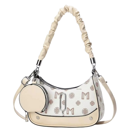 Sac Bandoulière Imprimé Fleur Élégant - PanierRoyale