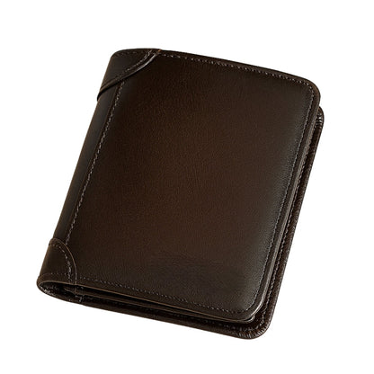 Portefeuille Homme en Cuir avec Compartiments et Protection RFID