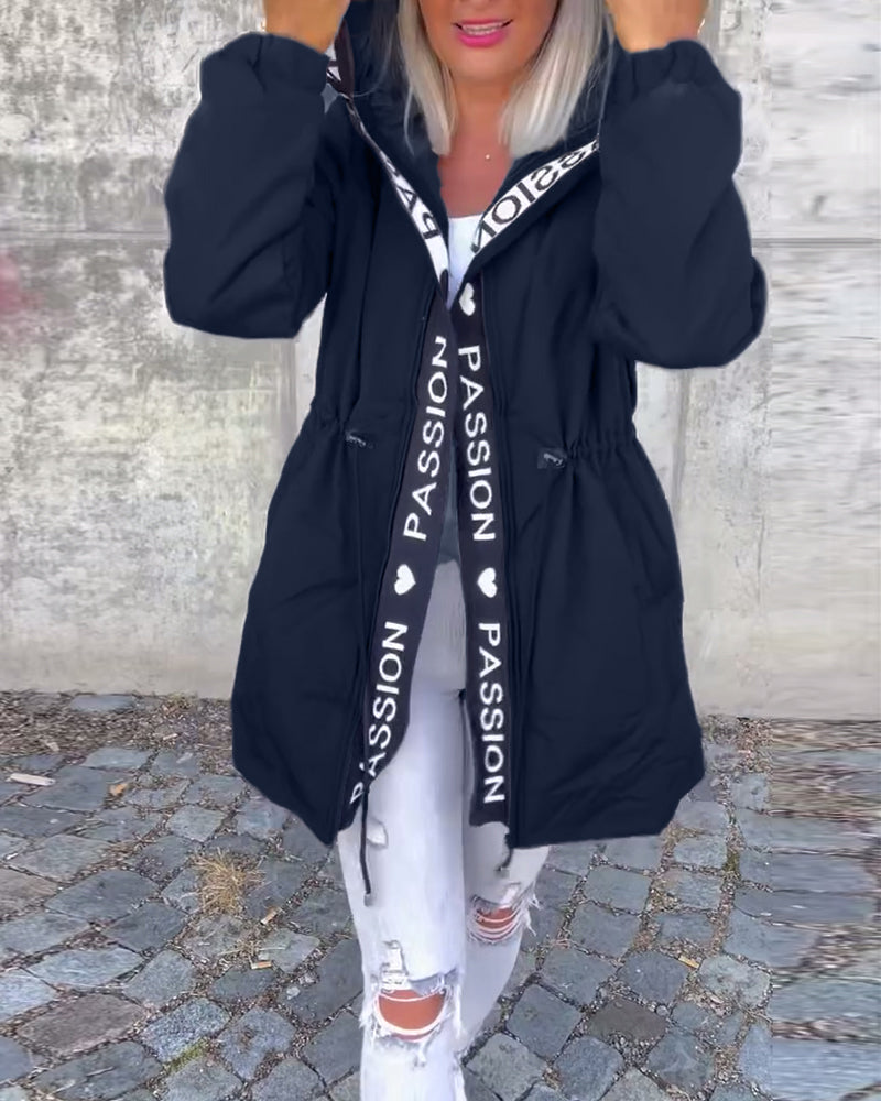 Trench-coat Femme Léger Coupe Ample Long à Capuche