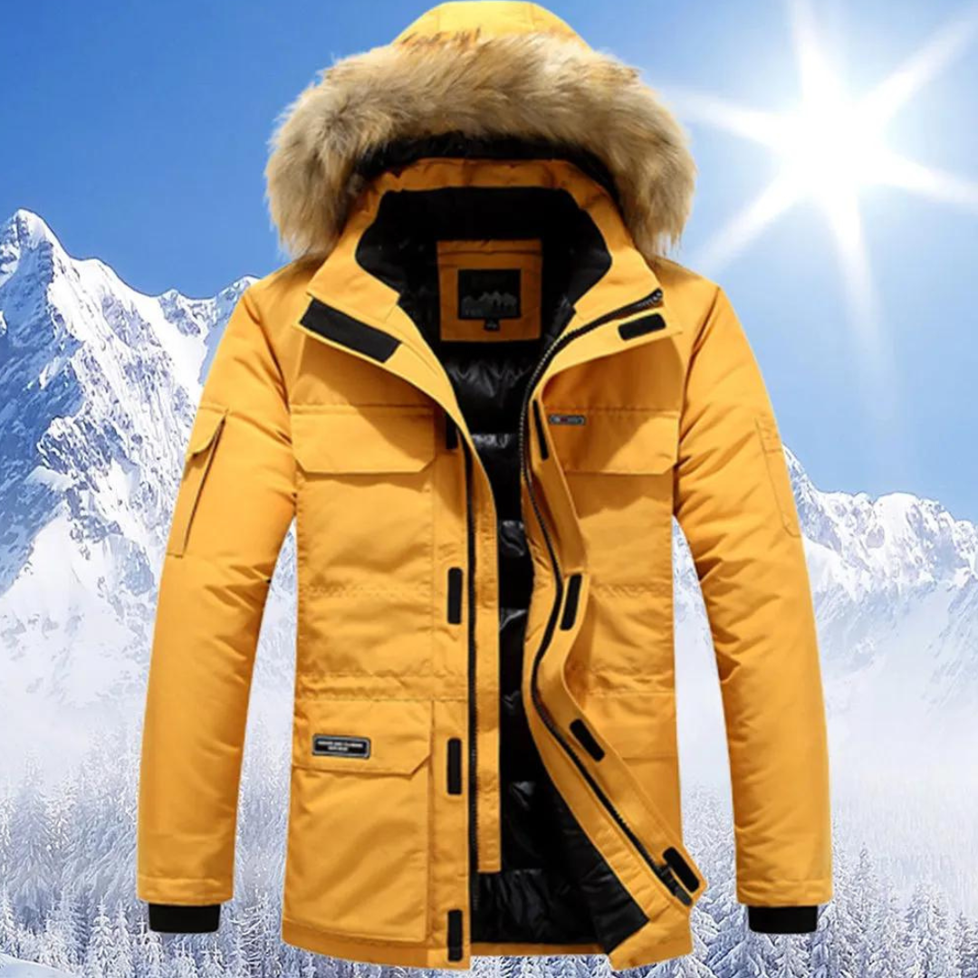 Parka Hiver Homme Capuche Amovible et Imperméable - PanierRoyale