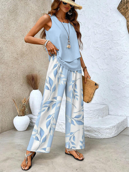Robe de plage deux pièces légère et confortable pour femme