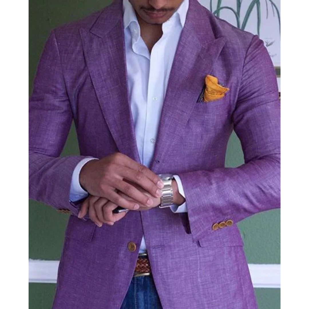 Blazer Homme Classique Manches Longues