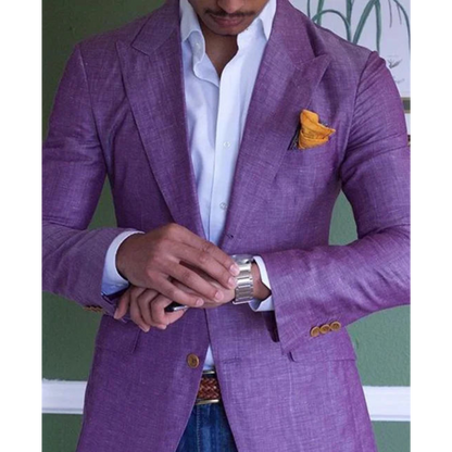 Blazer Homme Classique Manches Longues