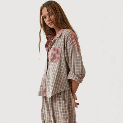 Pyjama Deux Pièces Homme Confort Léger Respirant