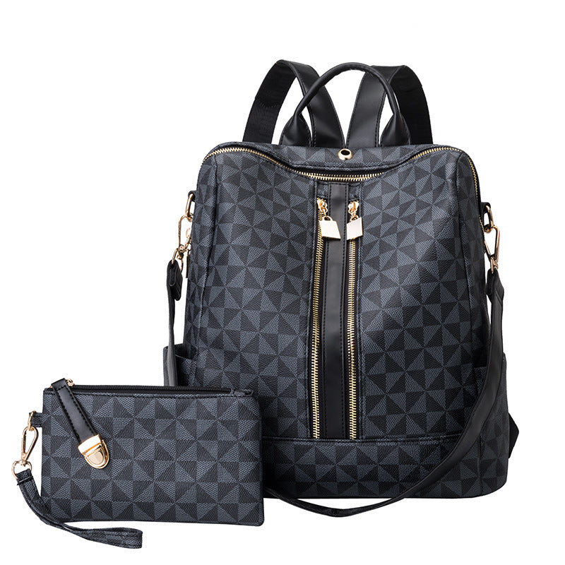 Sac à dos Femme Cuir Pu avec Imprimé Fleuri