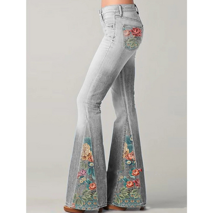 Jean Élargi Femme Élégant et Confortable