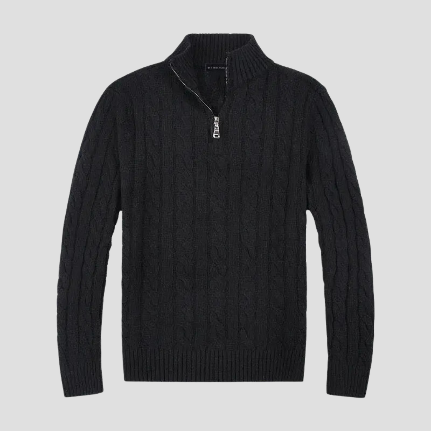Pull Homme en Laine Gris Foncé Sport Chic