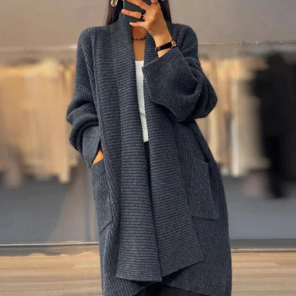 Cardigan Femme Longue Ligne Chaud et Confortable