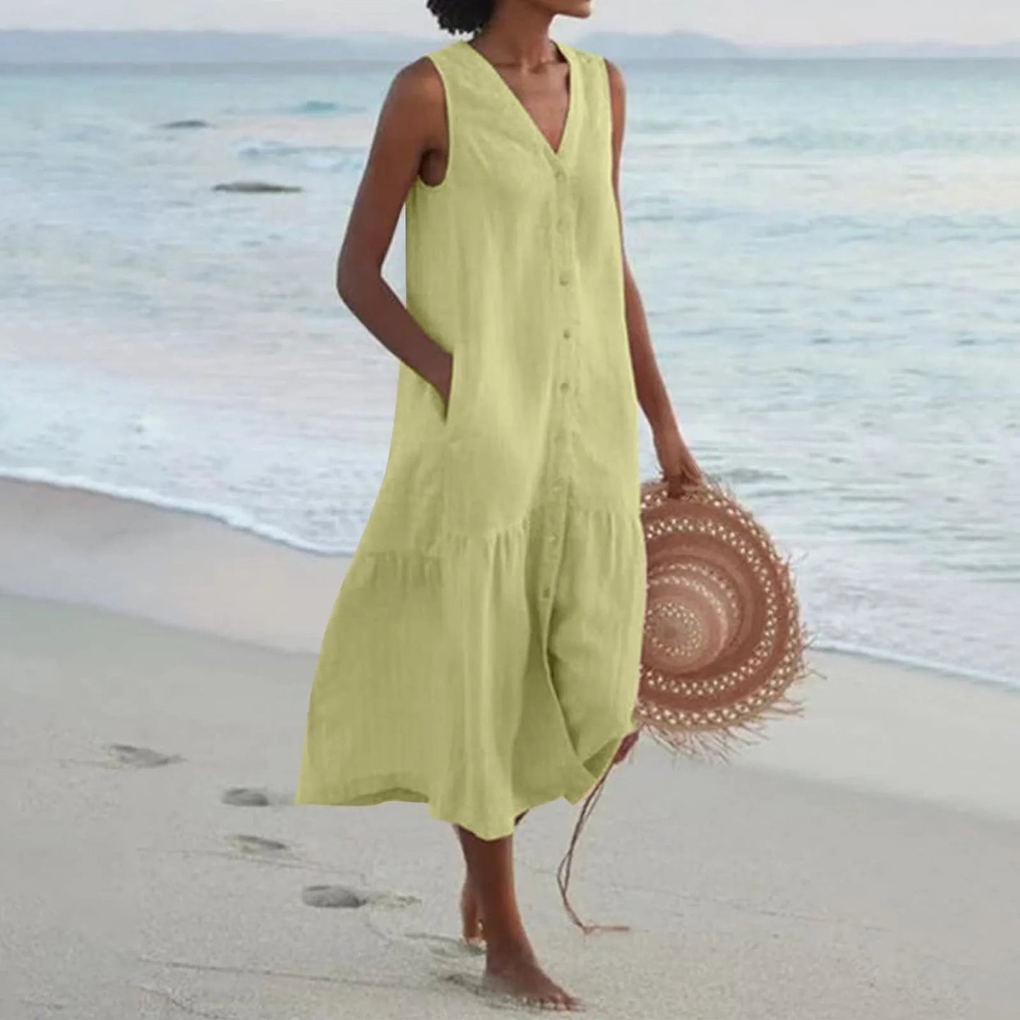 Robe Été Chic en Dentelle pour Femme