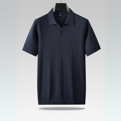 Chemise Polo Homme Côte d'Azur Style Marin