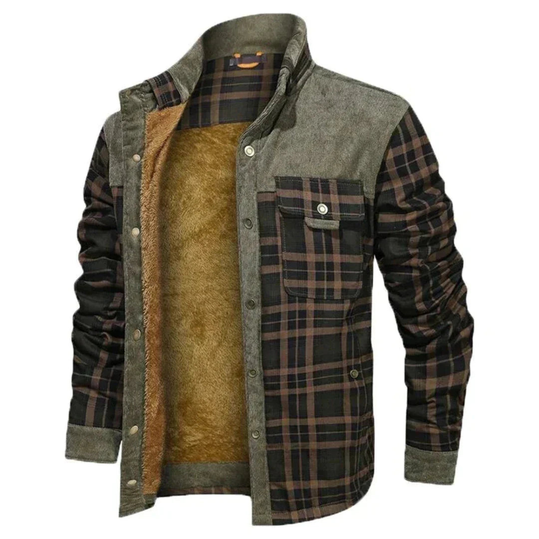 Veste Hiver Homme Élégante avec Fermeture Éclair