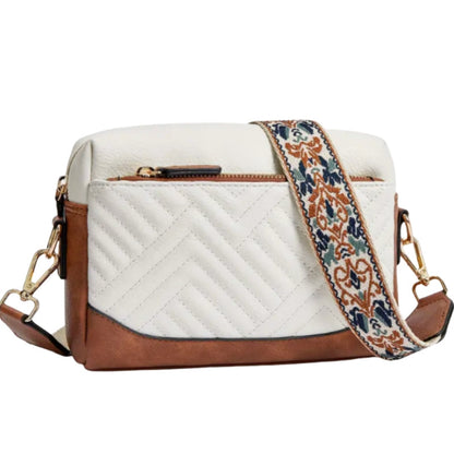 Sac à main femme chic avec fermeture éclair et poignée réglable