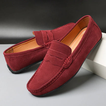 Mocassins Homme en Cuir Doux et Confortable