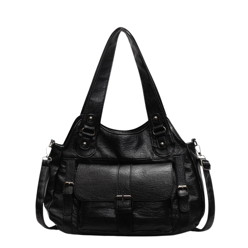 Sac à main femme chic en cuir avec fermeture éclair - PanierRoyale