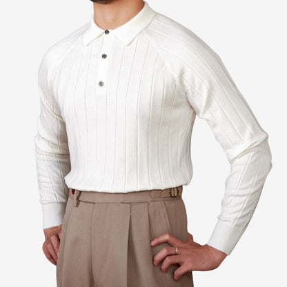 Chemise Classe à Manches Longues Col Chemise Italien