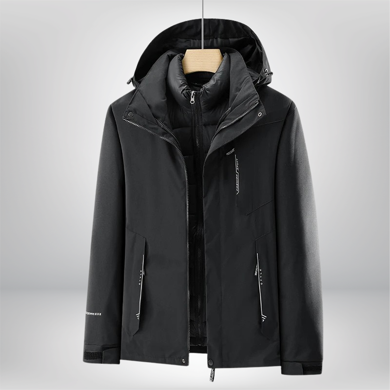 Parka Femme Hiver 3 en 1 Imperméable