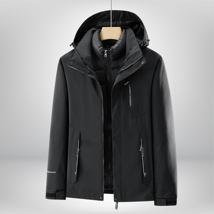 Parka Femme Hiver 3 en 1 Imperméable