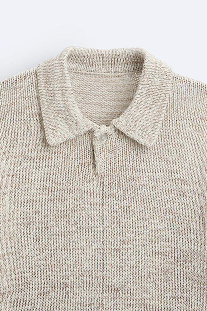 Pull Tricot Décontracté Style Rétro