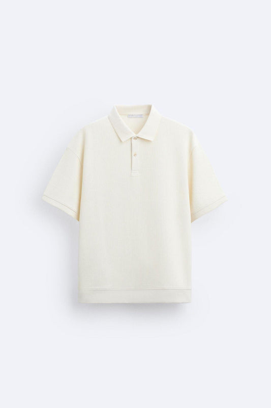 Chemise Polo Courte Manche Blanche Minimaliste et Confortable - BerlinGlamour