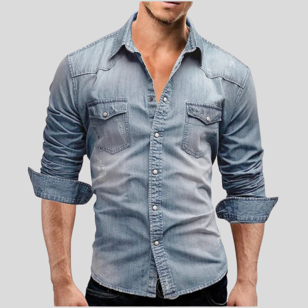 Chemise Homme Slim Fit Coton Confortable