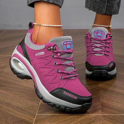 Chaussures De Randonnée Colorées Pour Femmes | À Lacets
