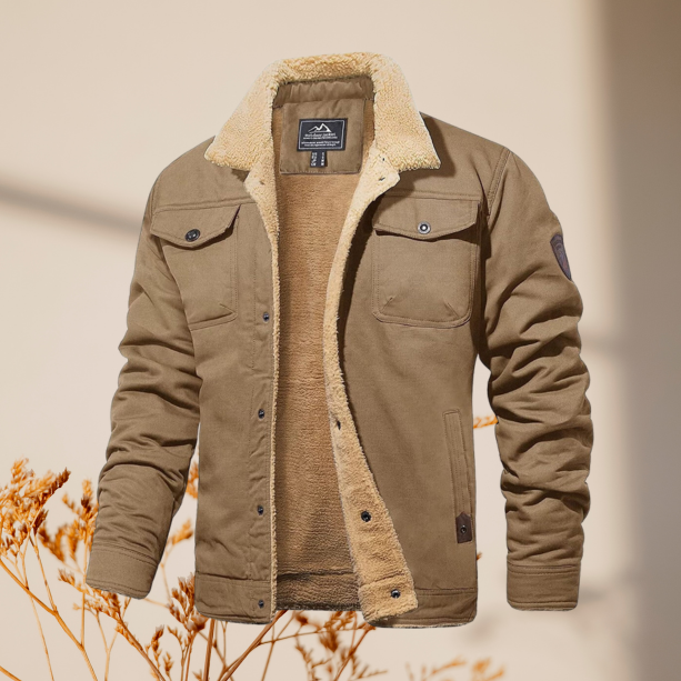 Blouson jean décontracté pour homme