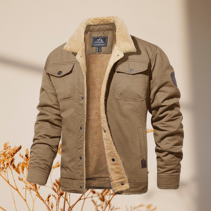 Blouson jean décontracté pour homme