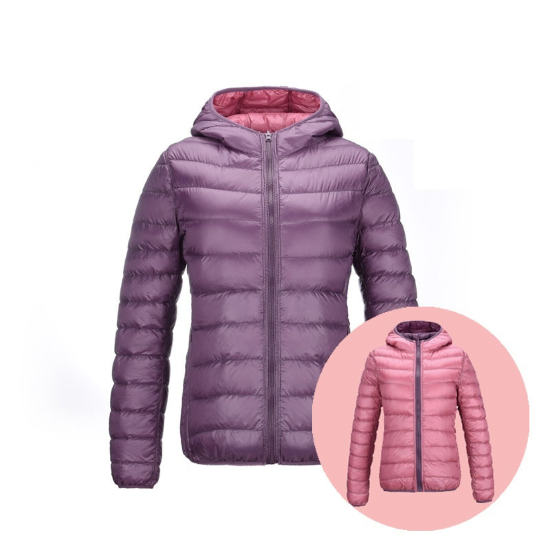 Veste Hiver Réversible Douce et Élégante pour Femme