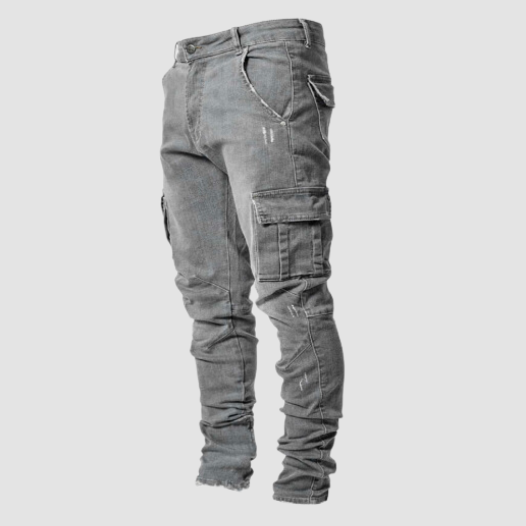 Pantalon Cargo Homme Élastiqué Confortable