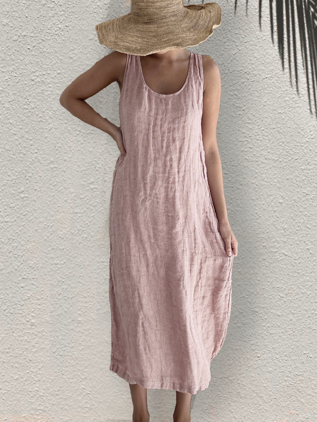 Robe Longue Été en Soie Légère Féminine
