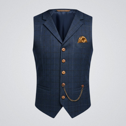 Gilet Homme Confortable Coupe Ajustée Superposition