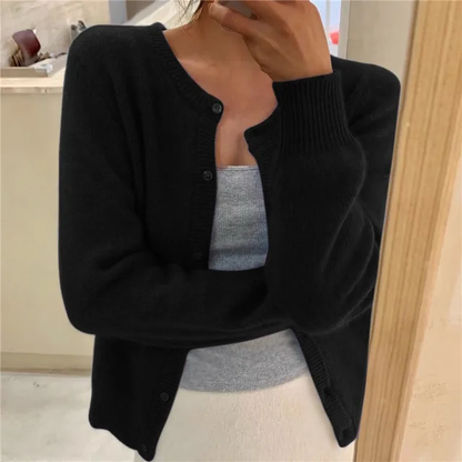 Cardigan femme chaud et doux hiver