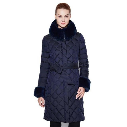 Manteau Femme Long Élégant Hiver Doux