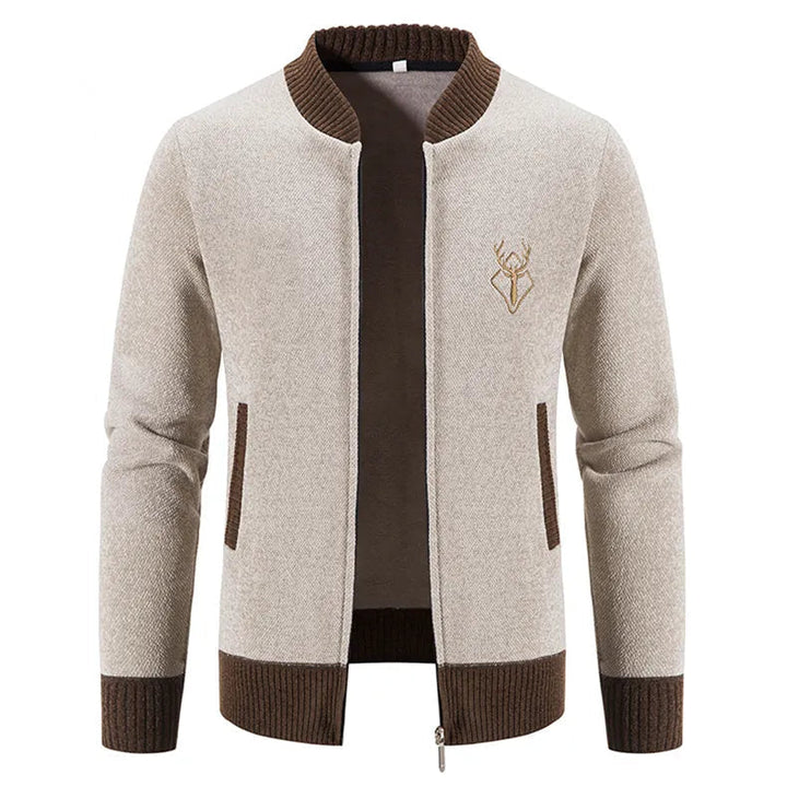 Veste zippée slim avec manches longues et poches côtés - vue 4