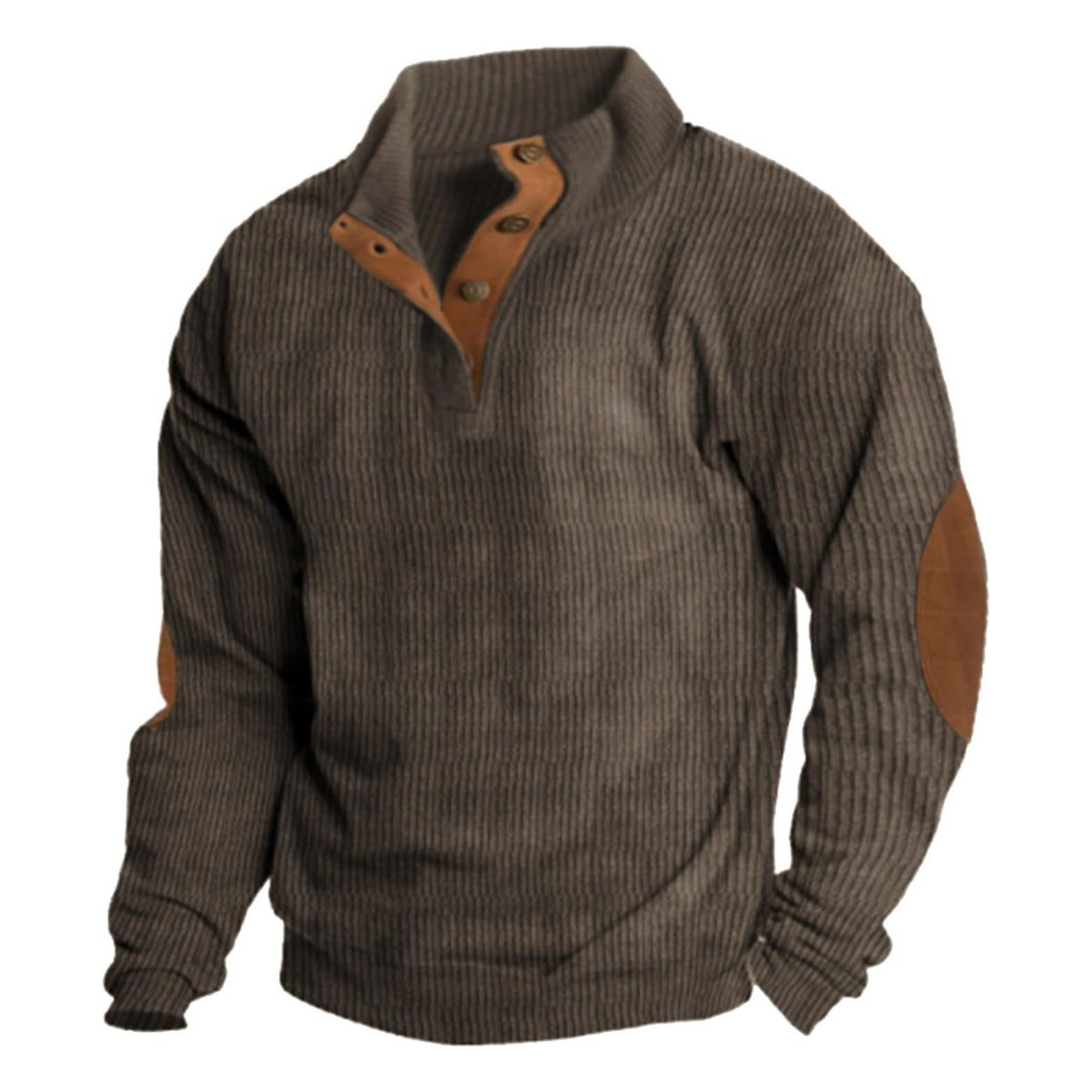 Pull en Laine Brun Cuir Authentique