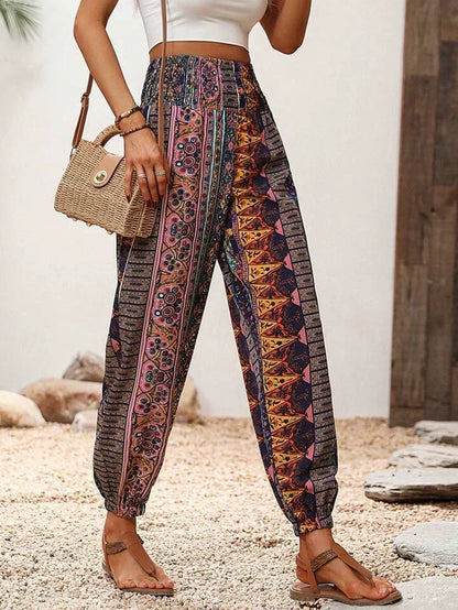 Pantalon Femme Noir et Blanc à Carreaux