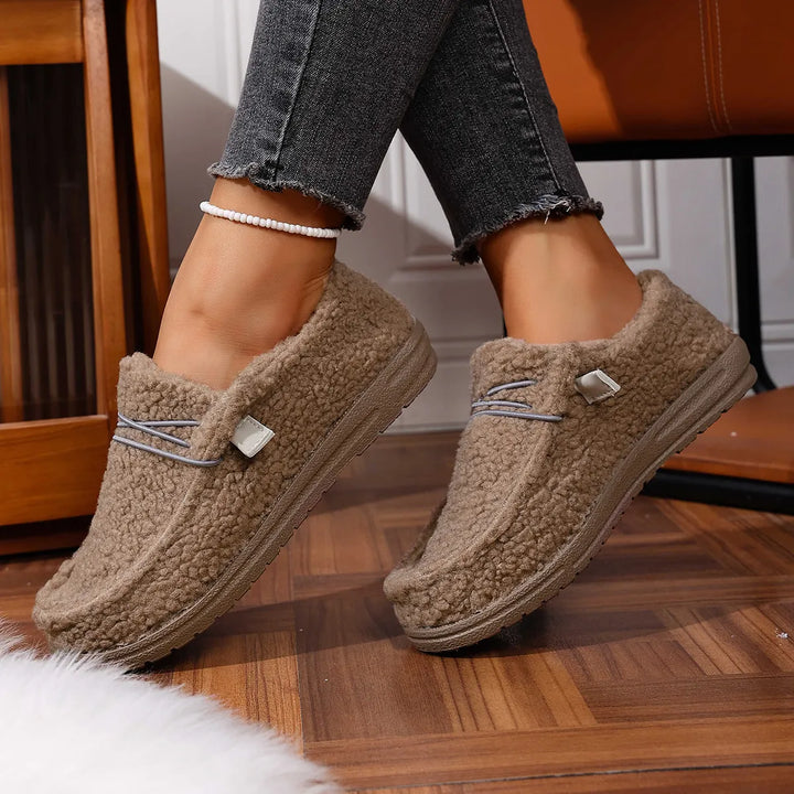 Chaussons Doux Confort Hiver Coupe Ample - vue 8