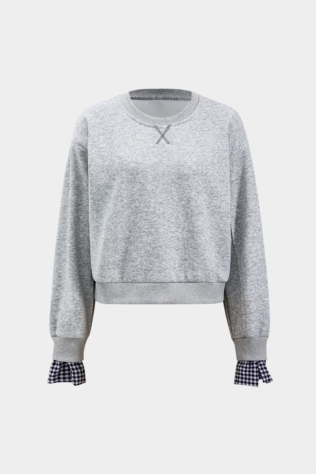 Elsa | Ensemble Sweat Décontracté à Carreaux