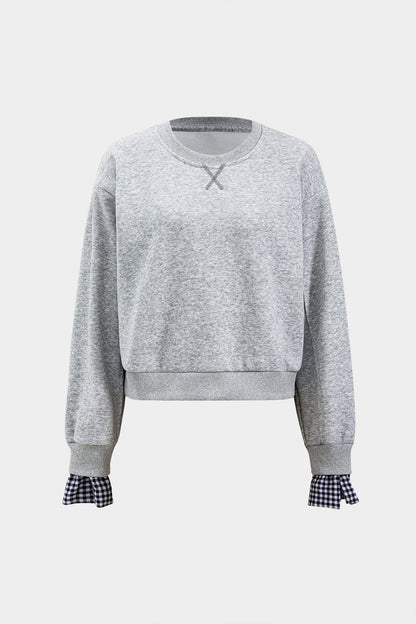 Elsa | Ensemble Sweat Décontracté à Carreaux