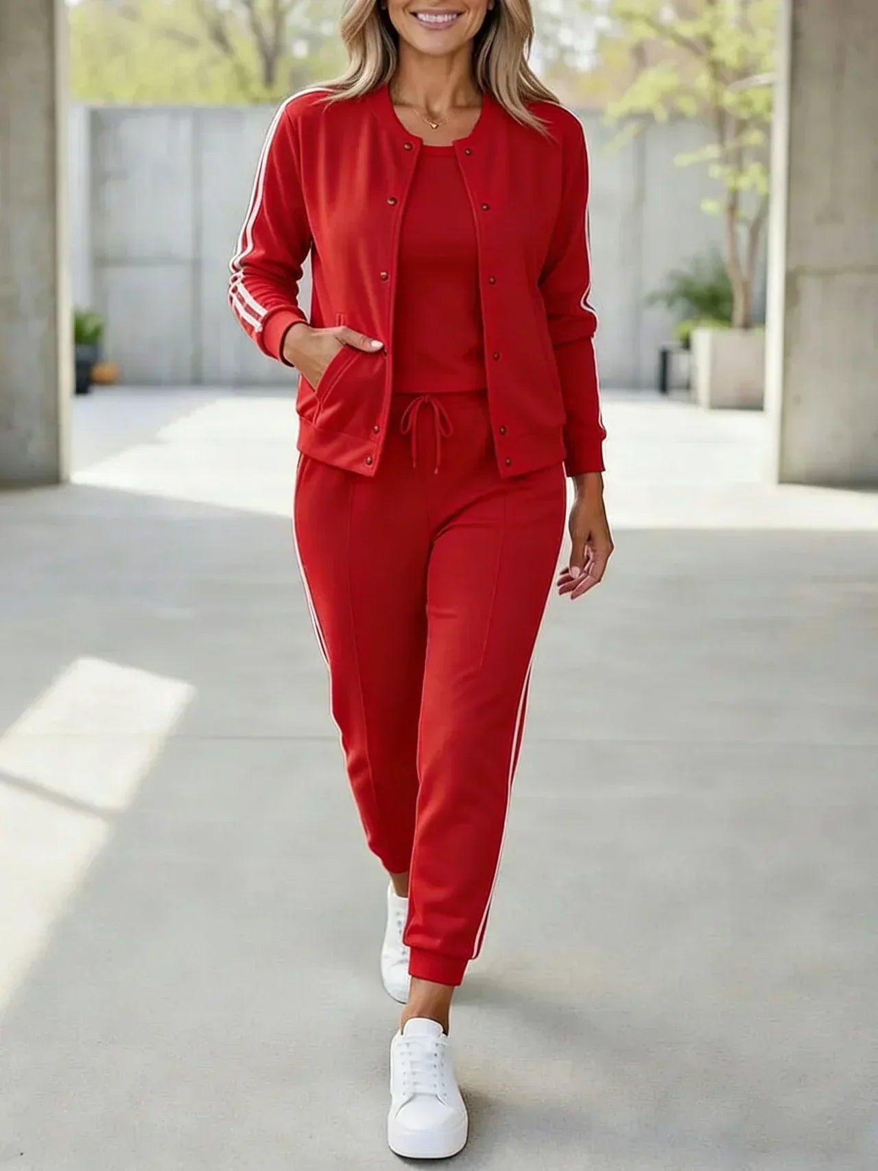 Ensemble Femme Sport Chic Confort Pantalon et Veste