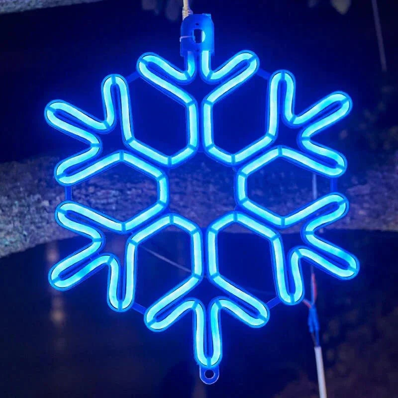 Lampe LED Plafond Flocon de Neige Design Élégant