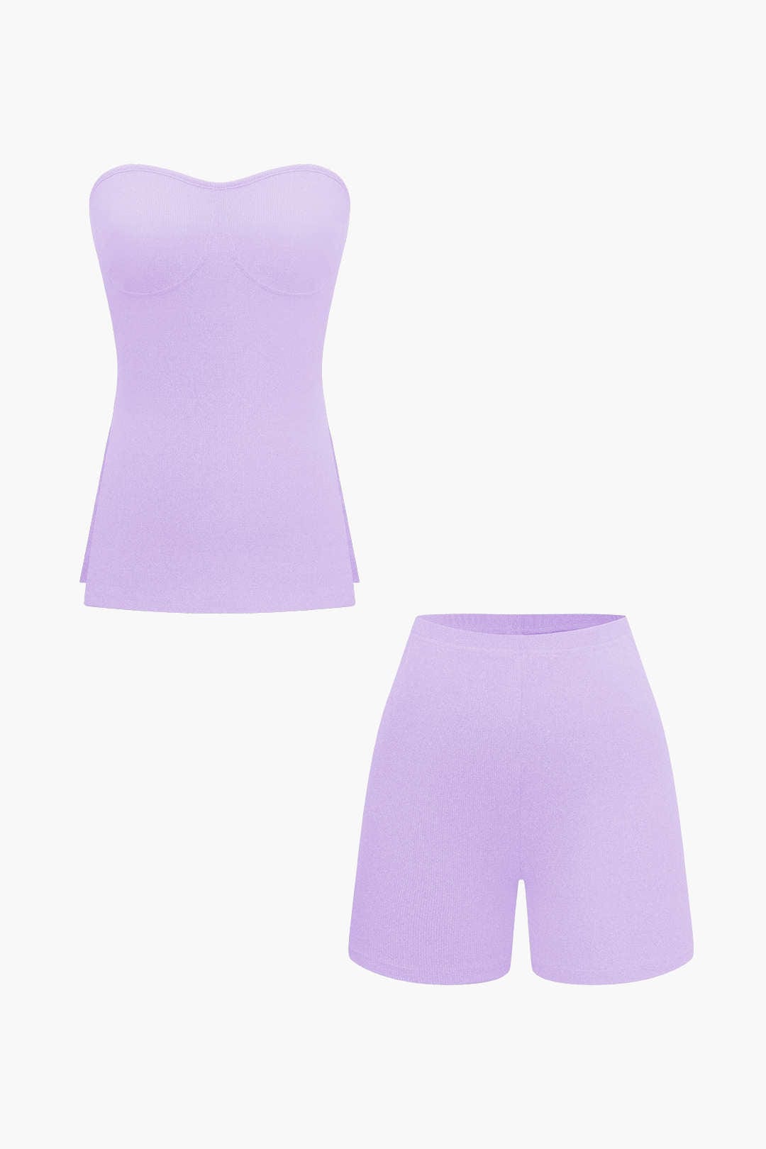 Ensemble Bustier et Shorts Élégant Féminin