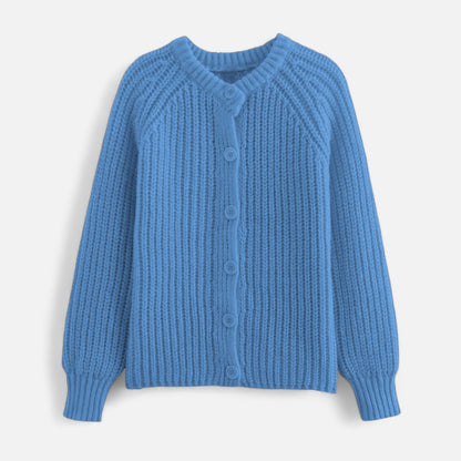 Gilet femme gris foncé épais confortable en maille