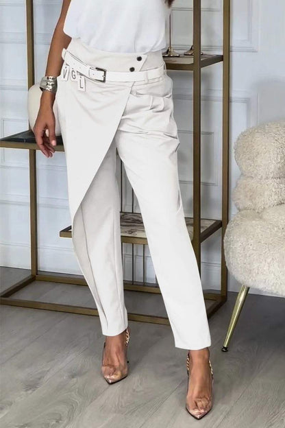 Pantalon Bureau Taille Élégante pour Femmes