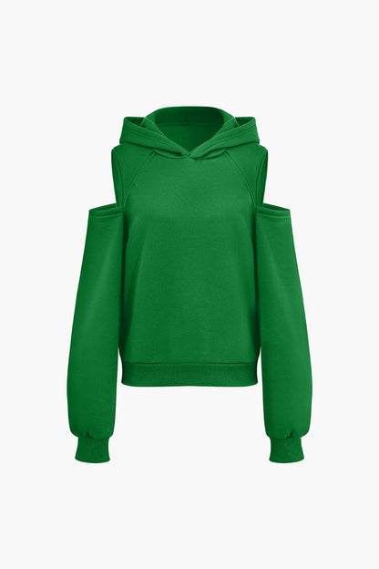 Sweat à Capuche Femme Décolleté Fashion