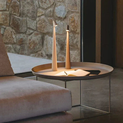 Lampe LED Sans Fil Aluminium Design Rechargeable Autonomie Longue - PanierRoyale