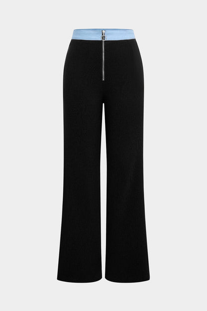 Costume Femme 2 Pièces Moderne Haut et Pantalon Large