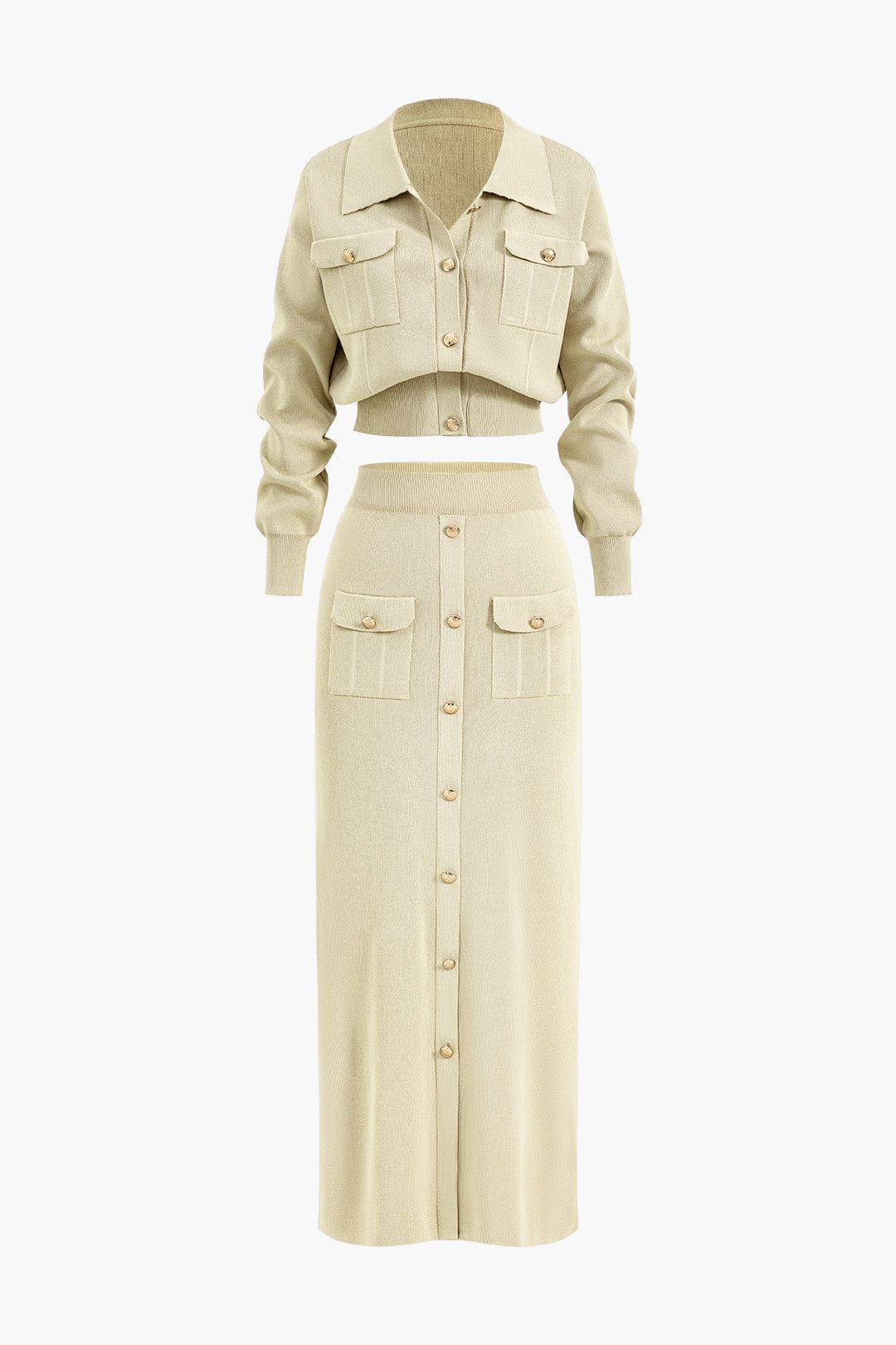 Costume Femme Blazer et Jupe Élégant