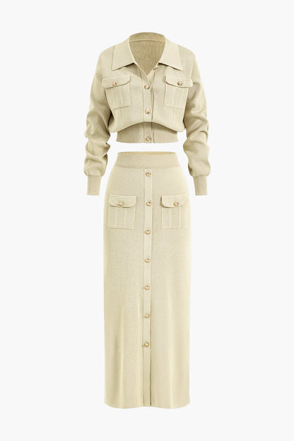 Costume Femme Blazer et Jupe Élégant