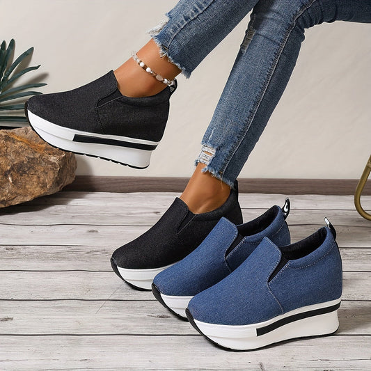 Baskets décontractées Jeans avec Semelle Antidérapante - PanierRoyale